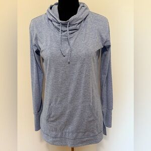 Aerie Light Blue Cowl Neck Top